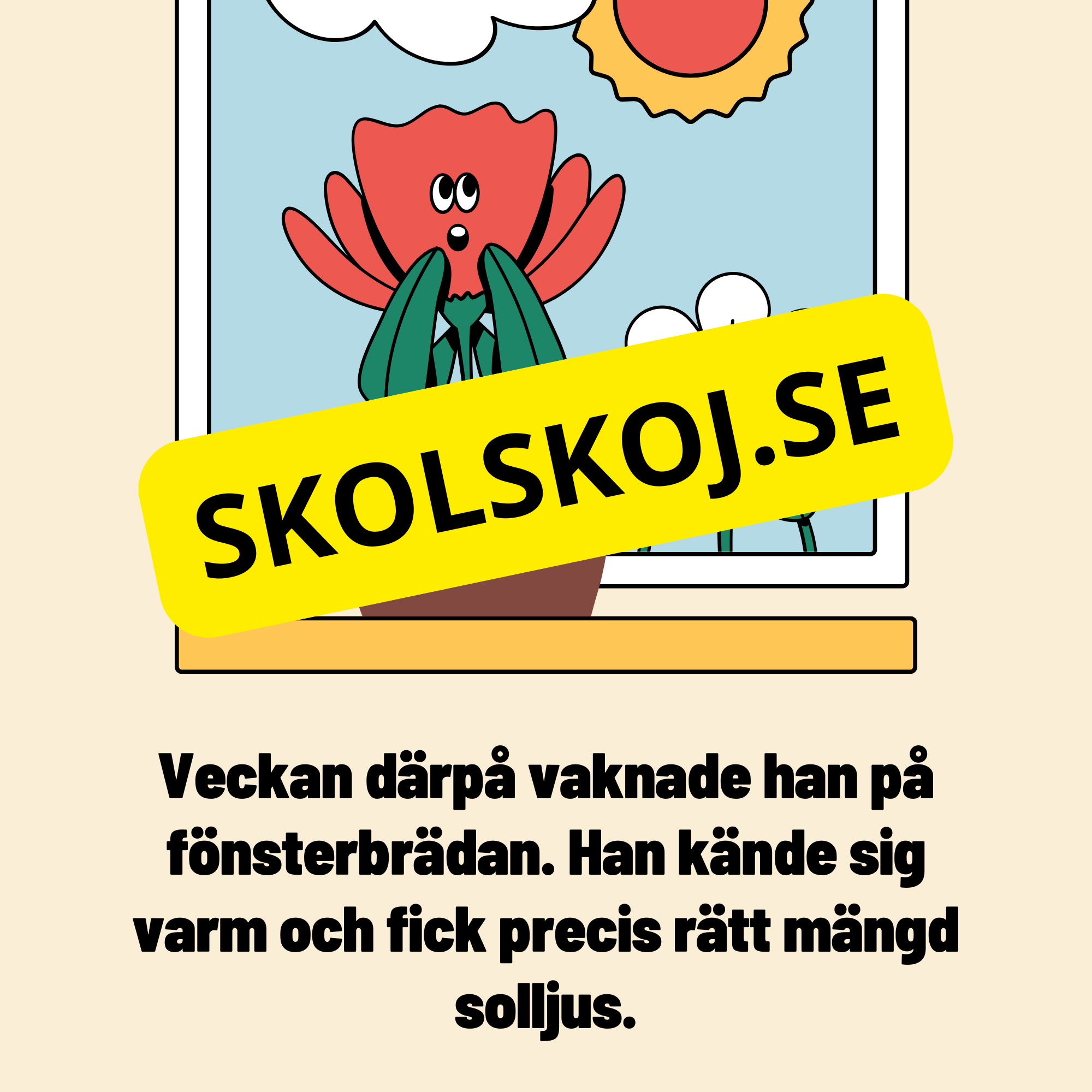 Växternas behov – En enklare förklaring av fotosyntes