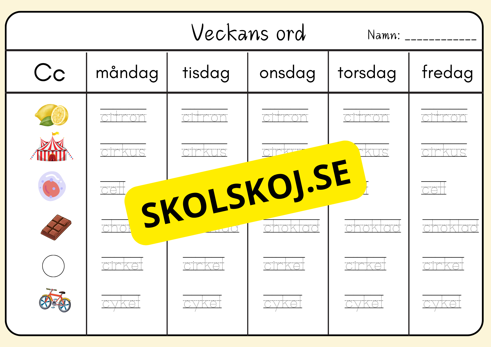 Veckans ord