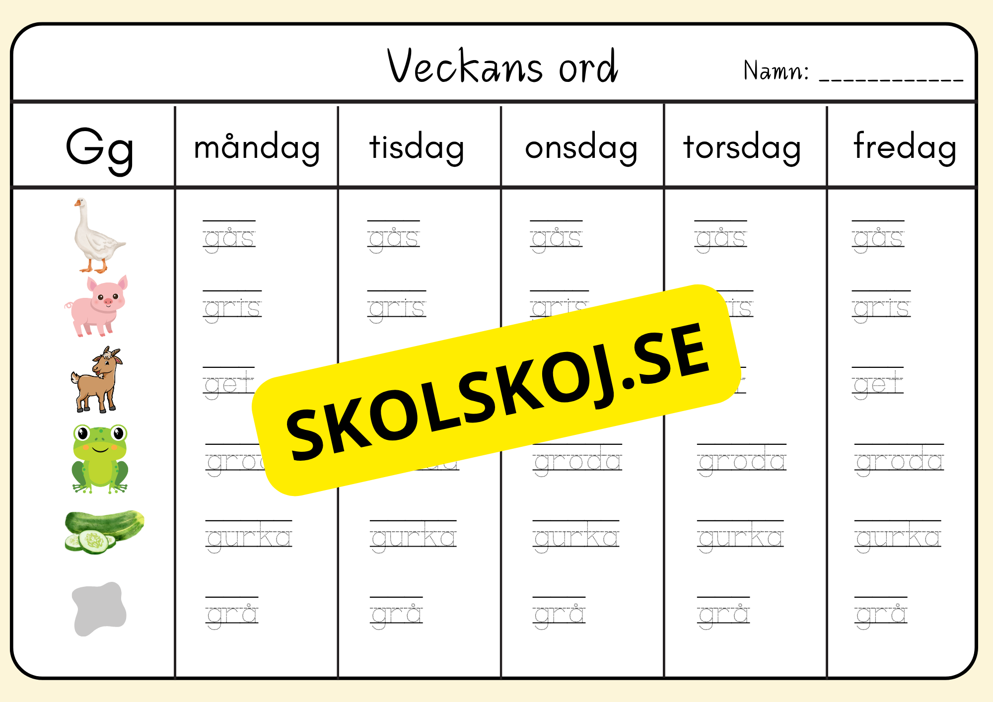 Veckans ord