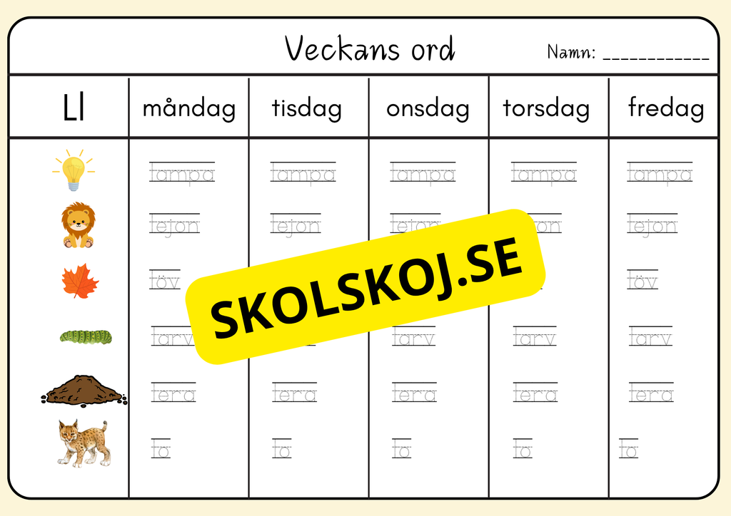 Veckans ord
