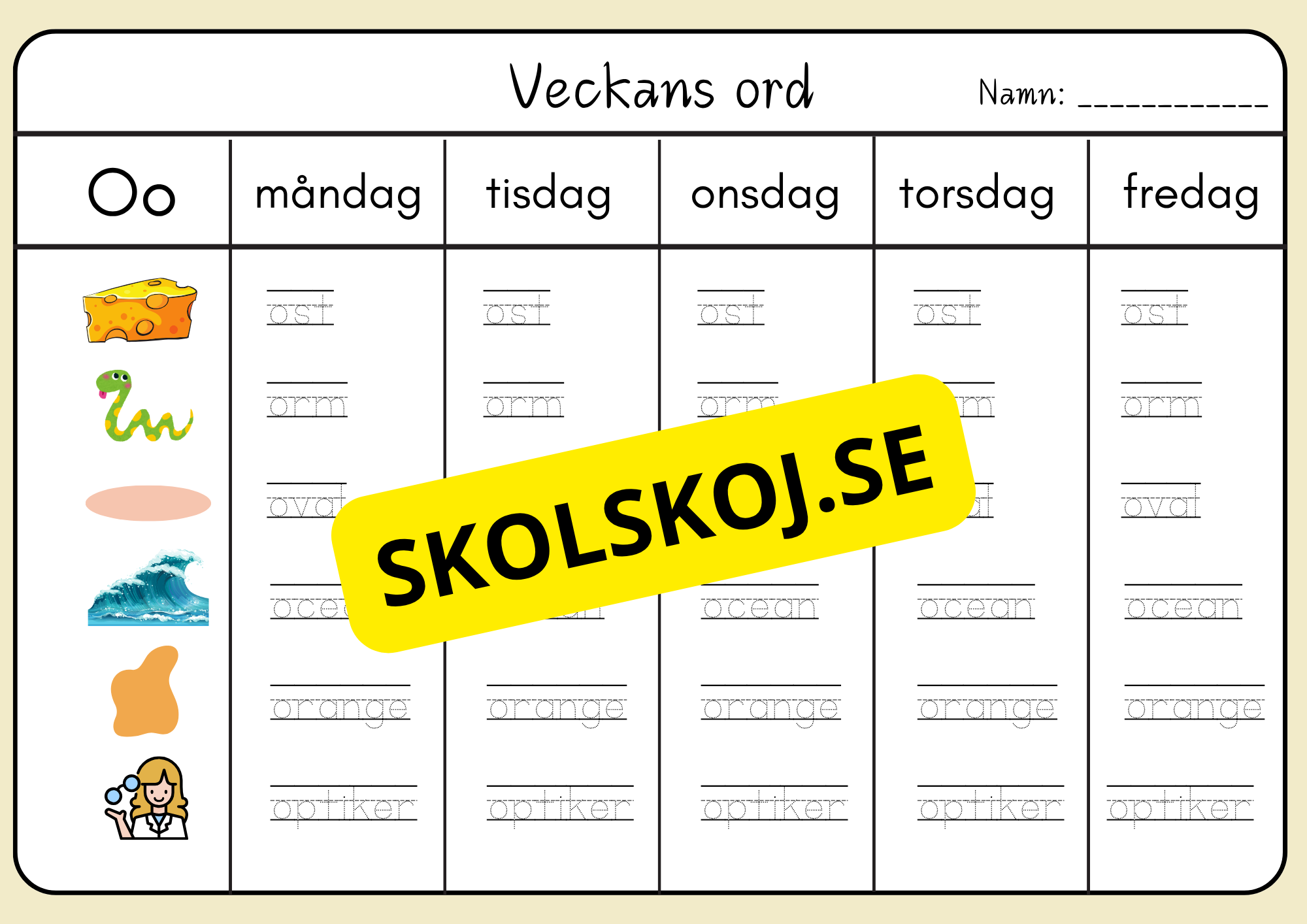 Veckans ord