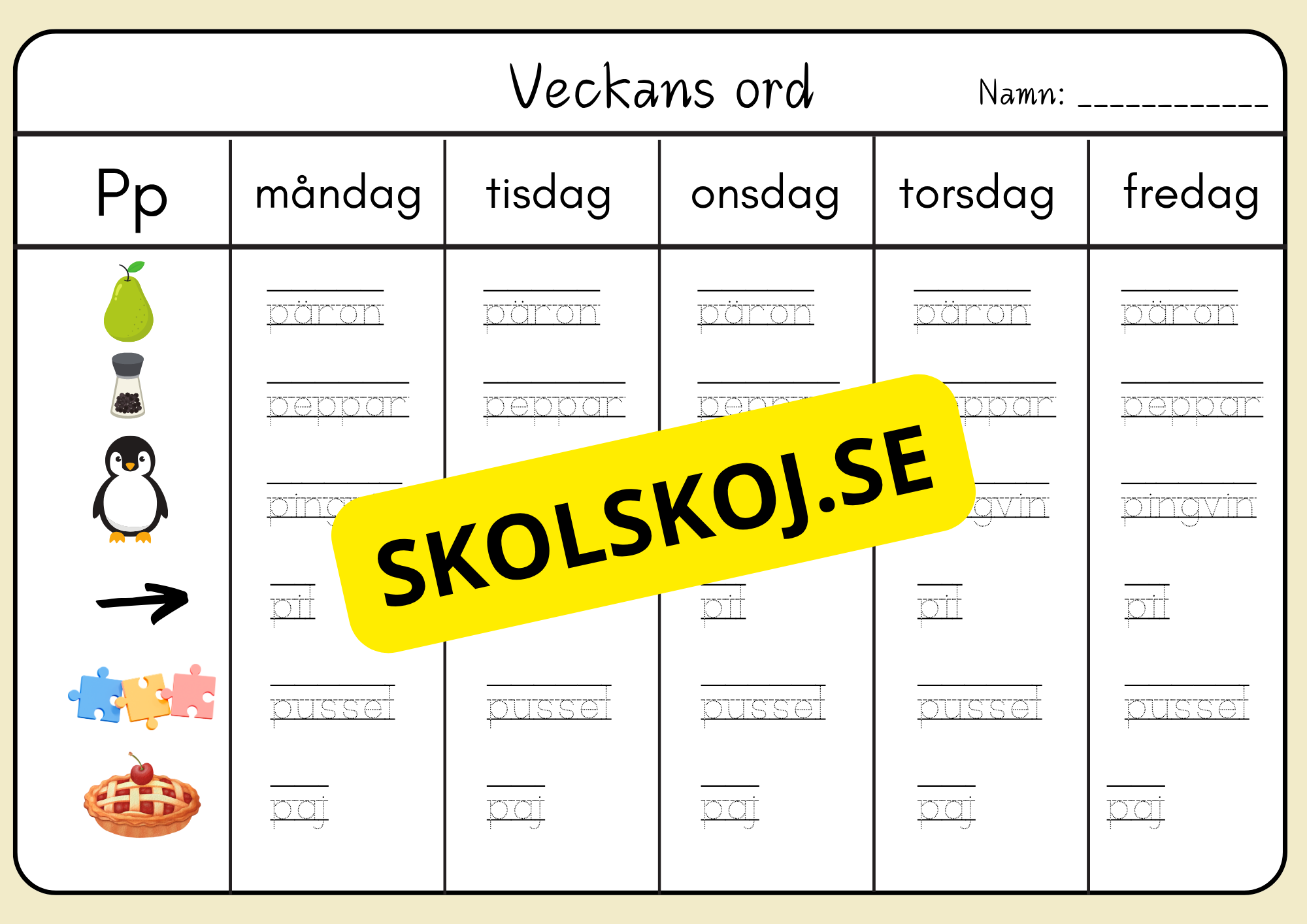 Veckans ord