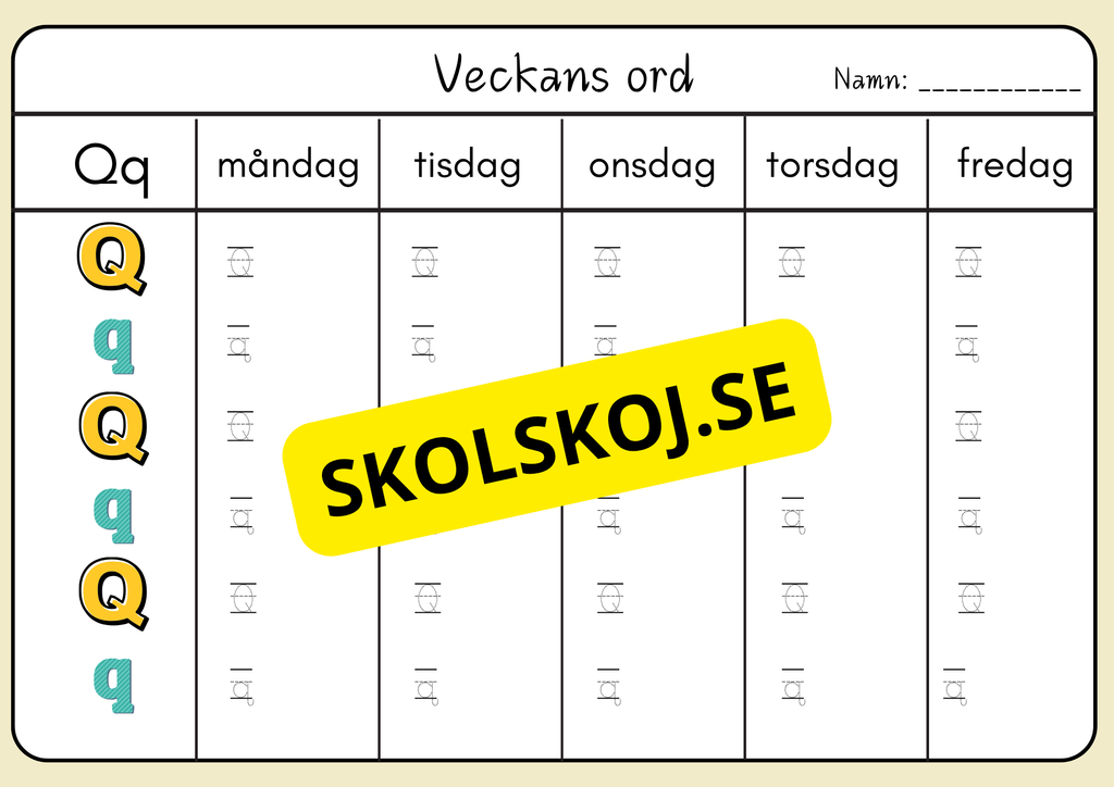 Veckans ord