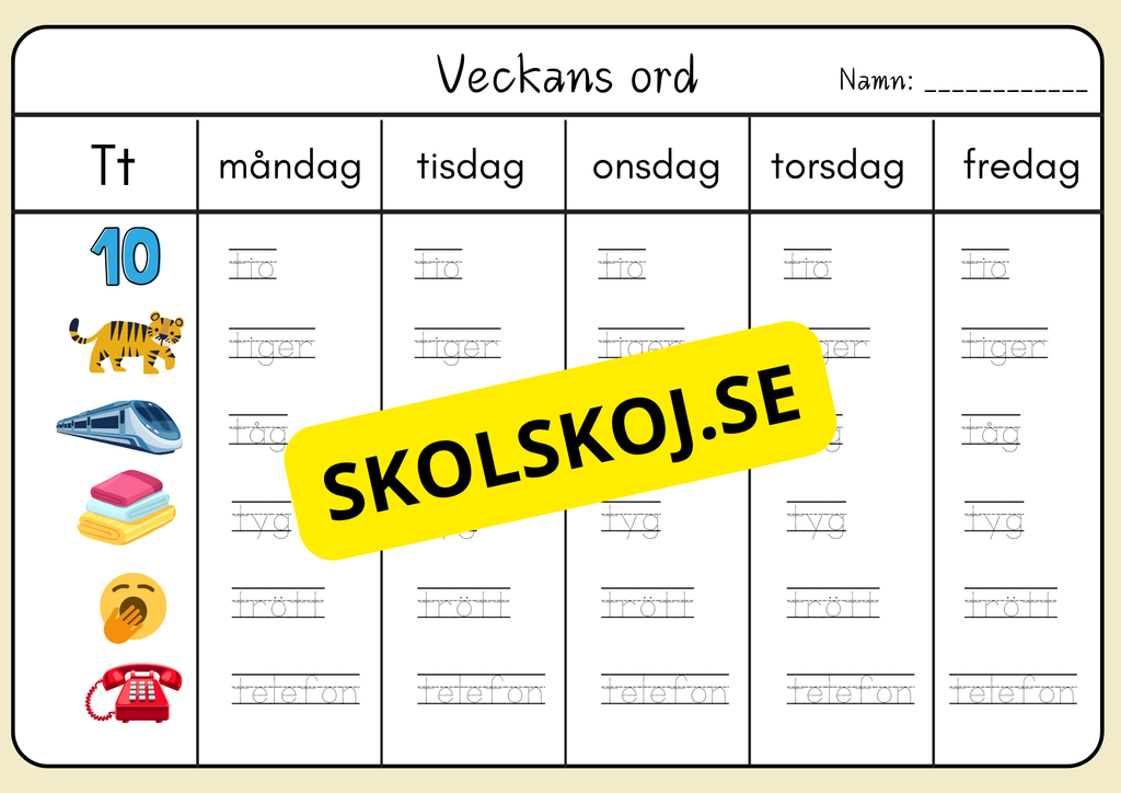 Veckans ord