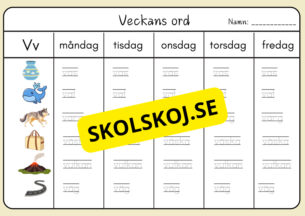 Veckans ord