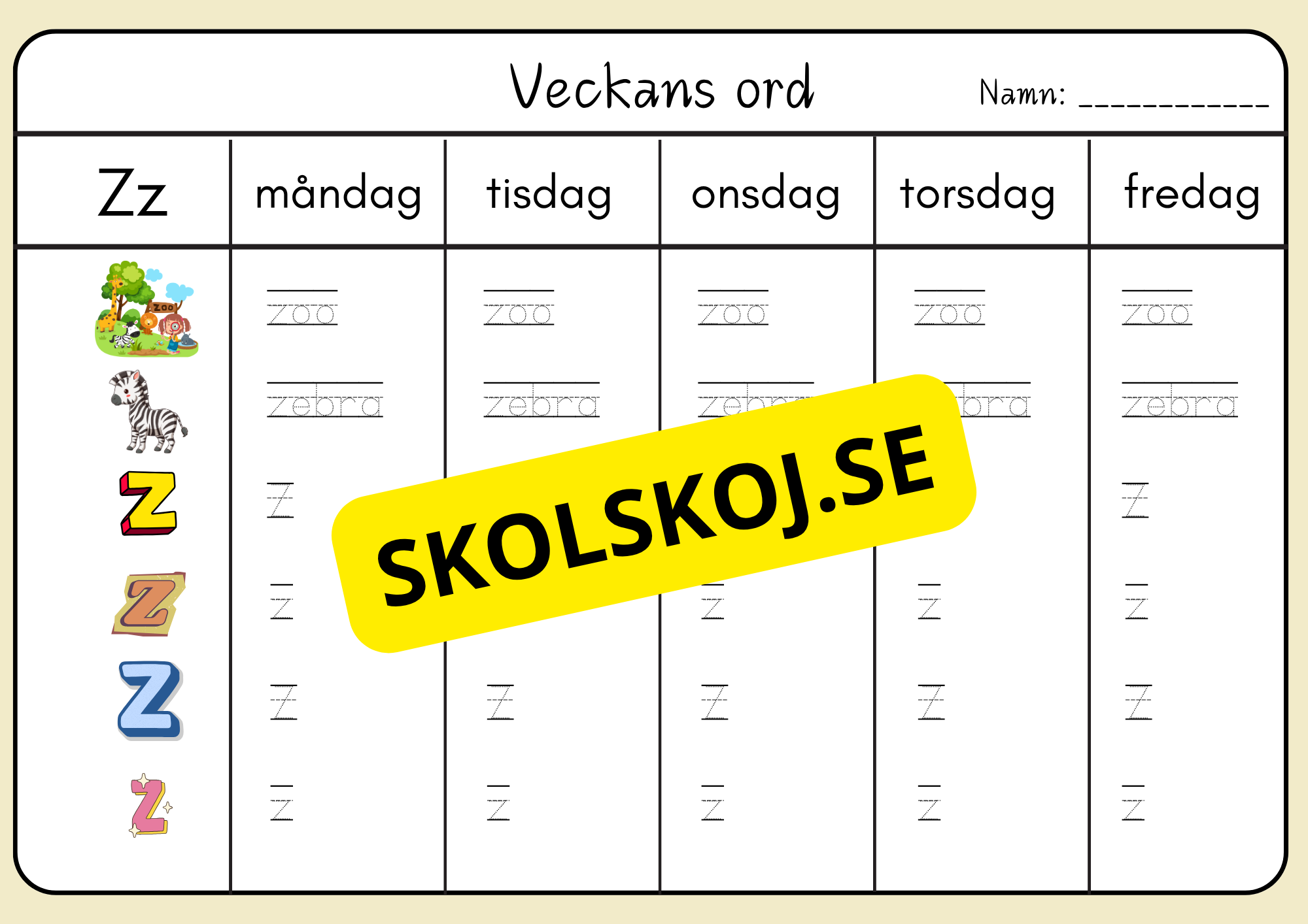 Veckans ord