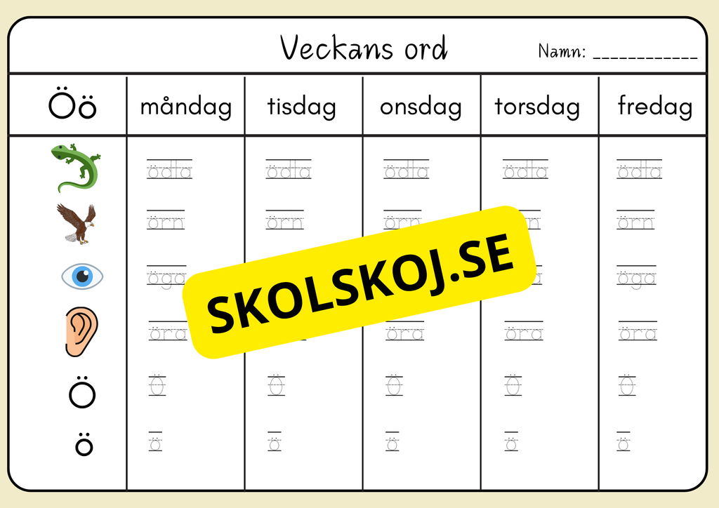 Veckans ord