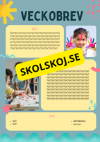 Veckobrev mallar - Redigerbara Powerpoint 10 st