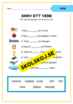 Verb och adjektiv - Häfte