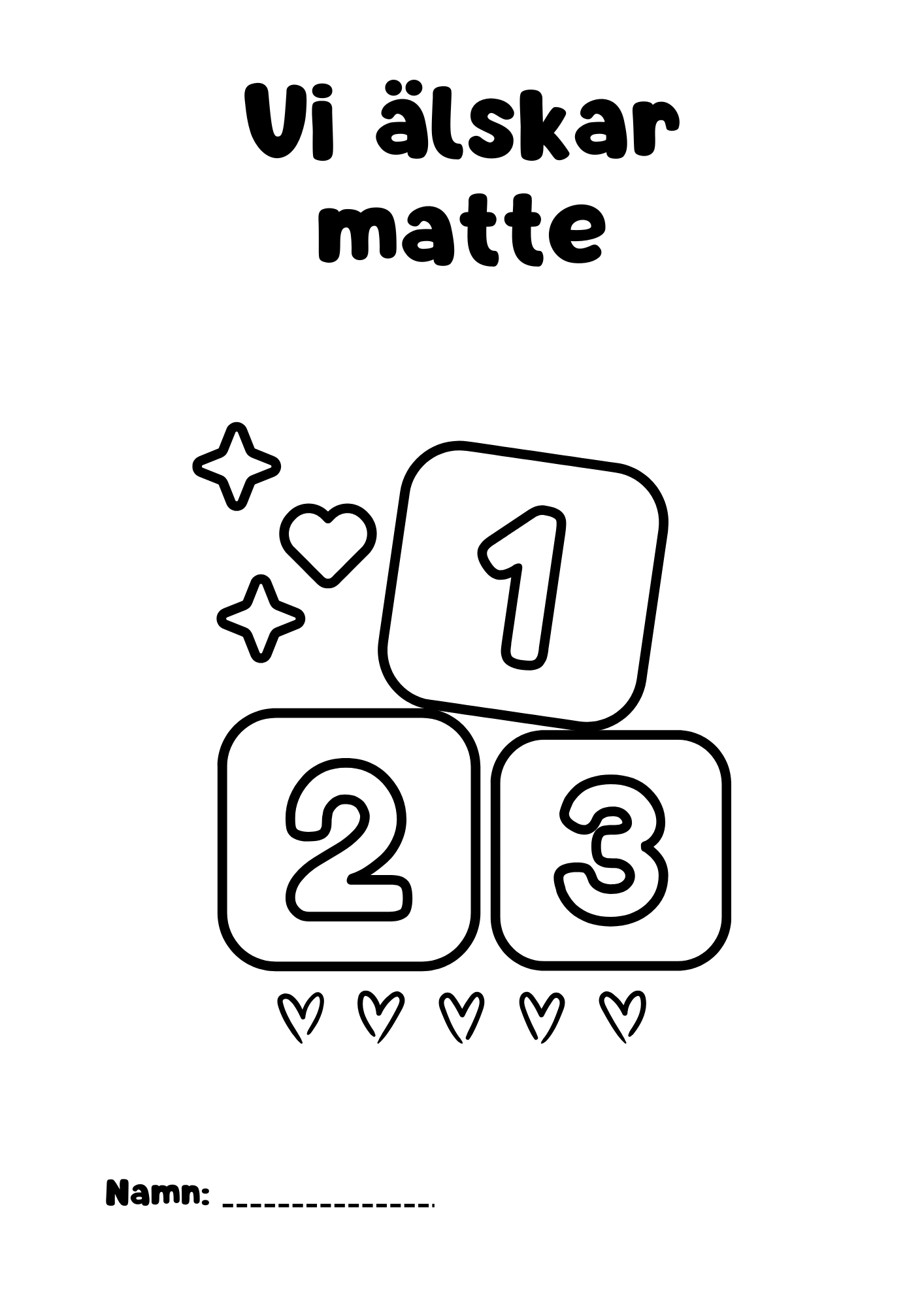 Vi älskar matte - Förskoleklass - Årskurs 1