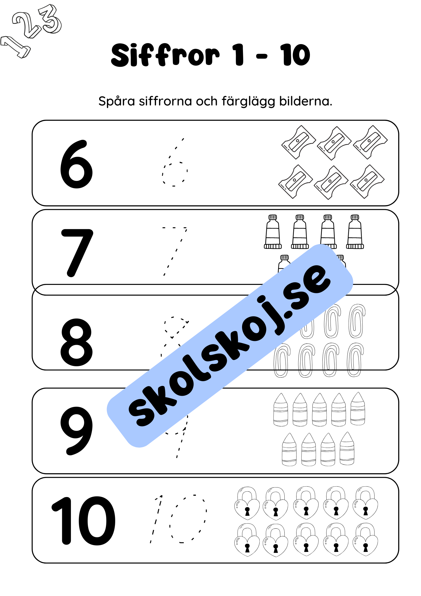 Vi älskar matte - Förskoleklass - Årskurs 1