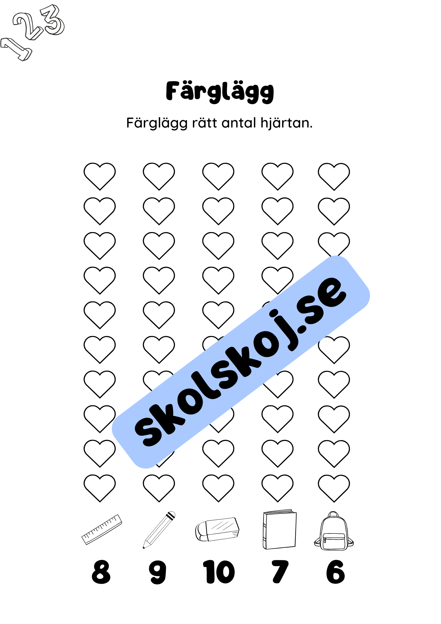 Vi älskar matte - Förskoleklass - Årskurs 1