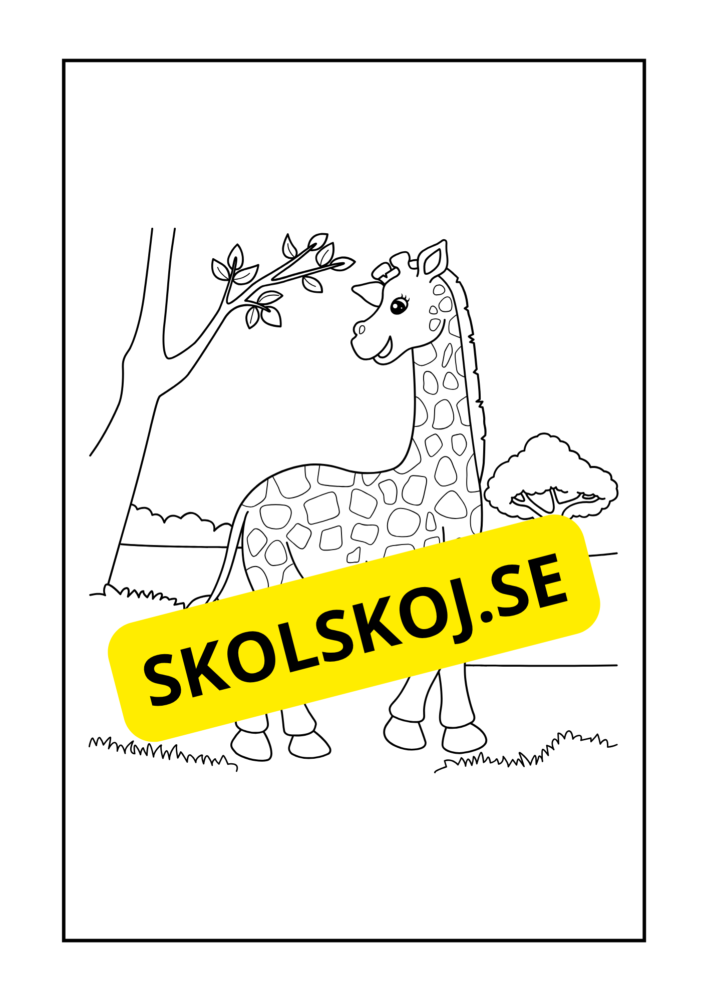 Vilda djur målarbok