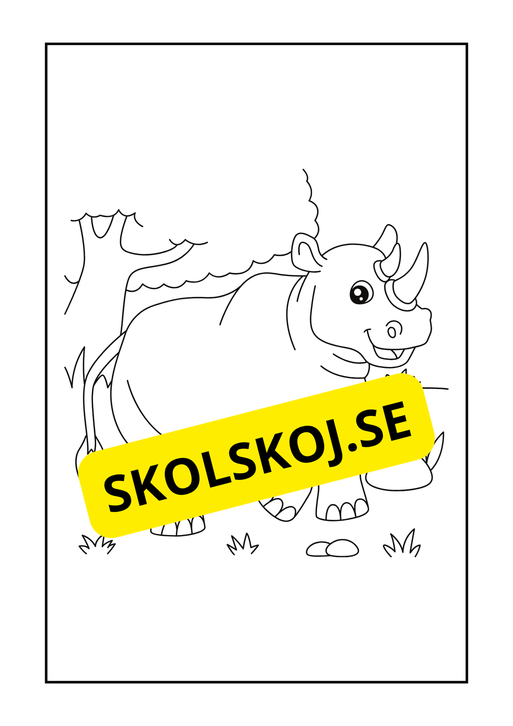 Vilda djur målarbok