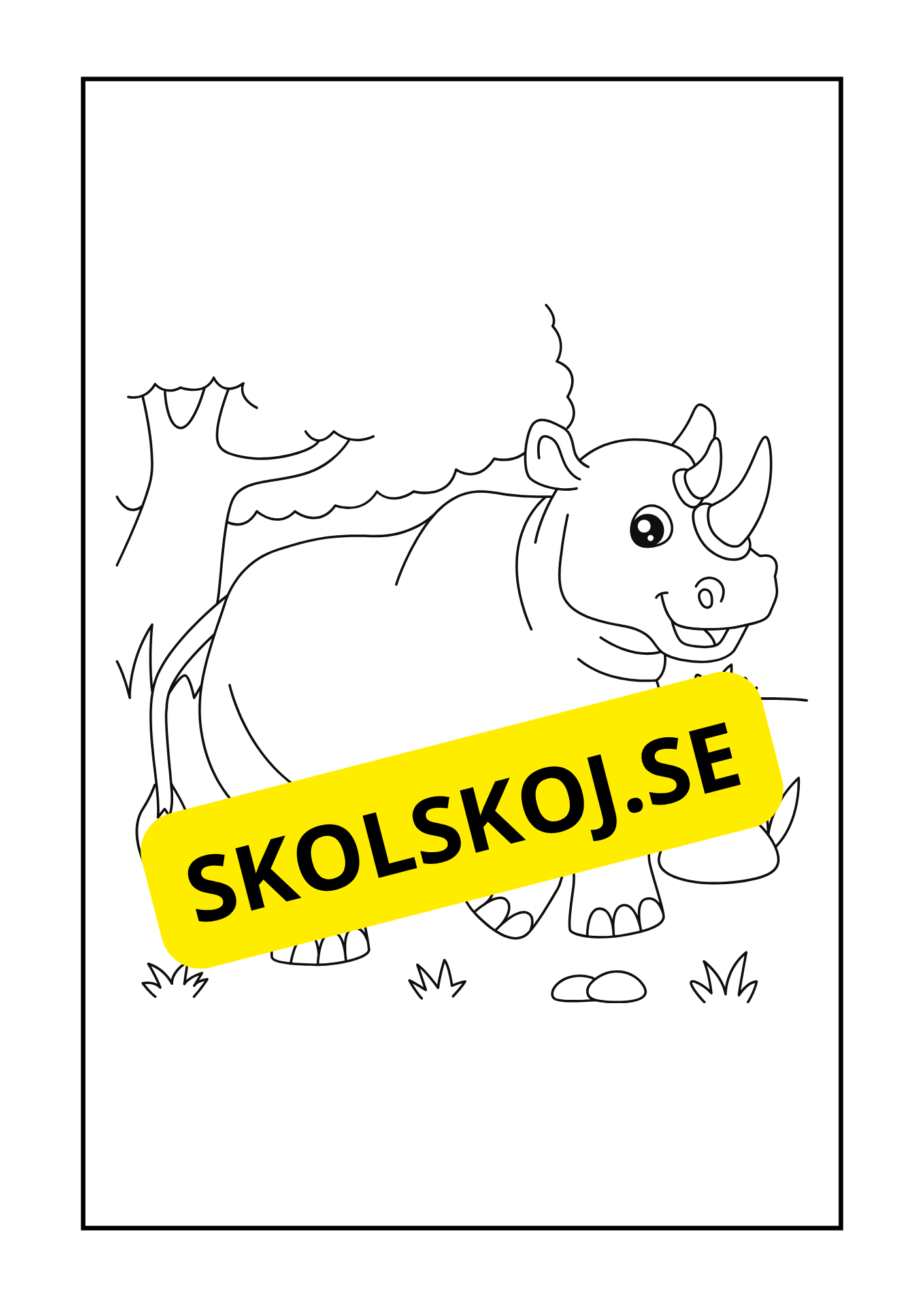 Vilda djur målarbok