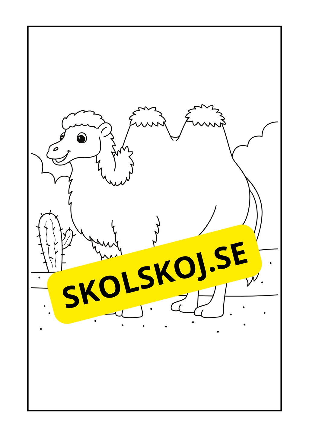 Vilda djur målarbok