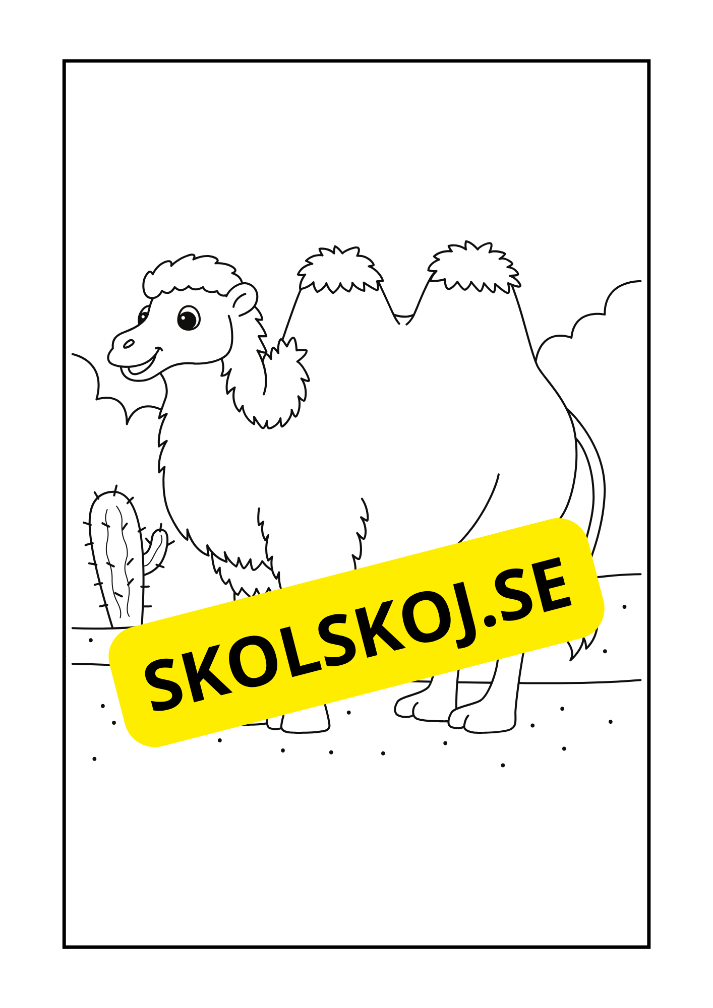 Vilda djur målarbok