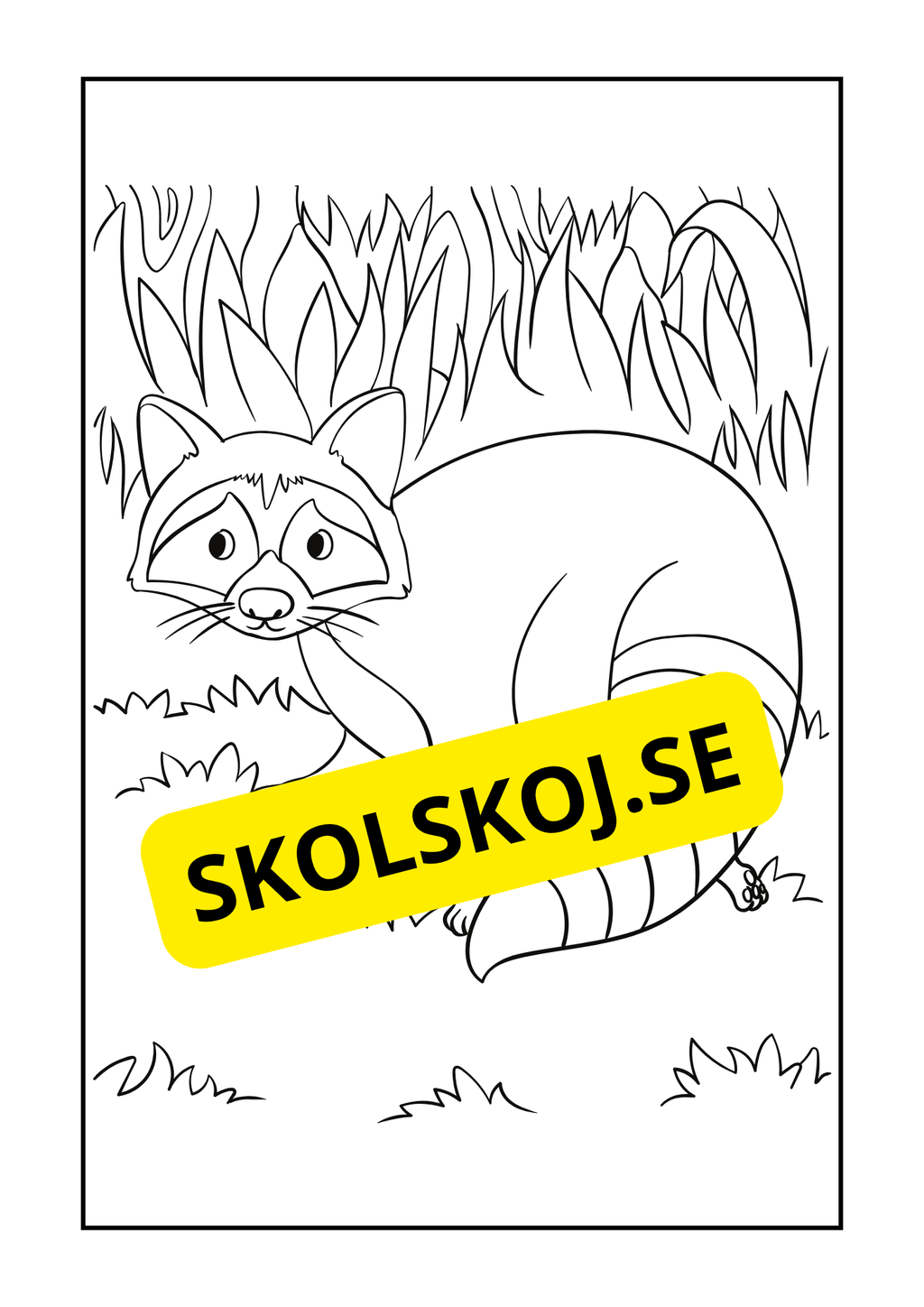 Vilda djur målarbok