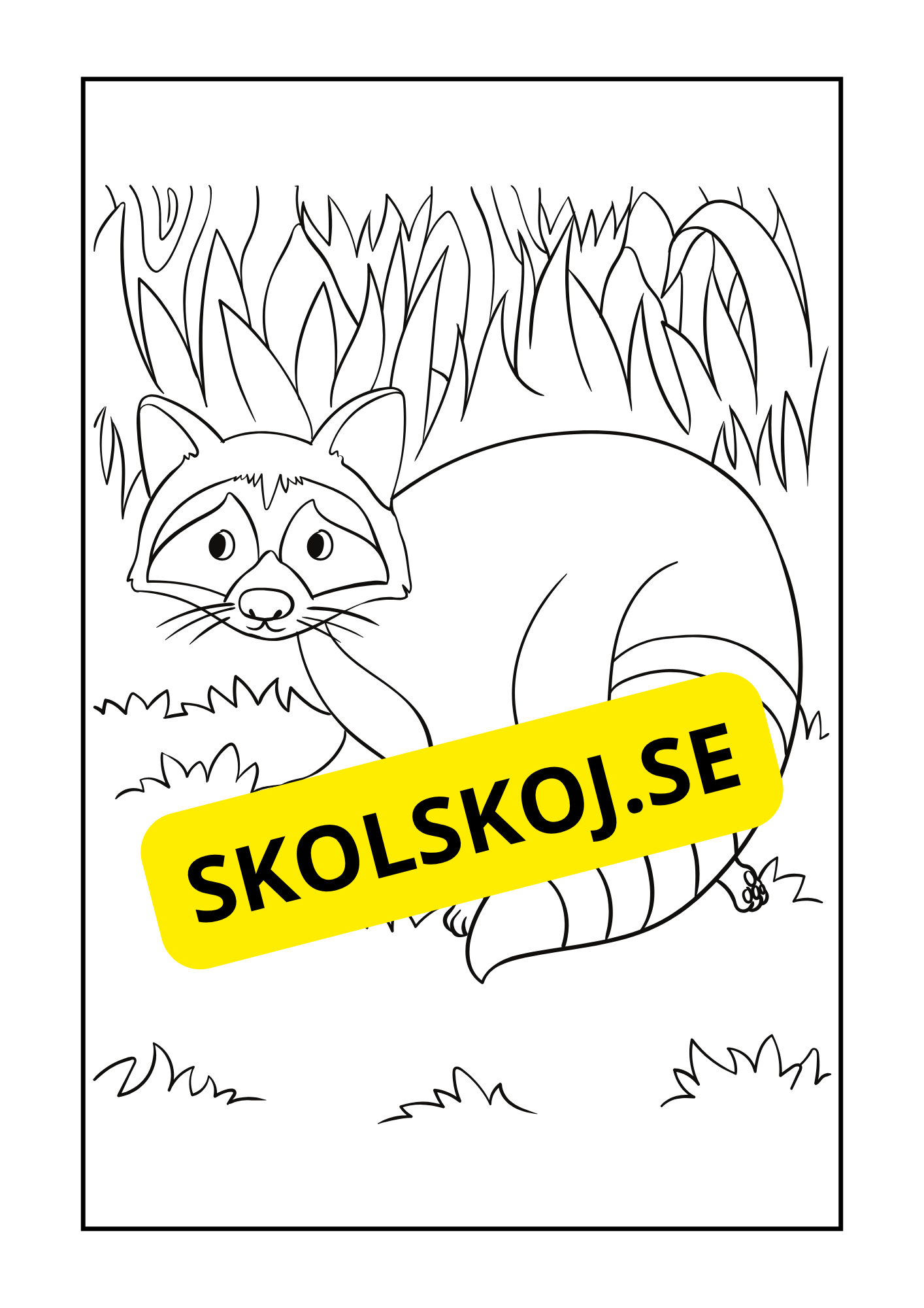 Vilda djur målarbok