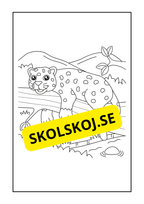 Vilda djur målarbok