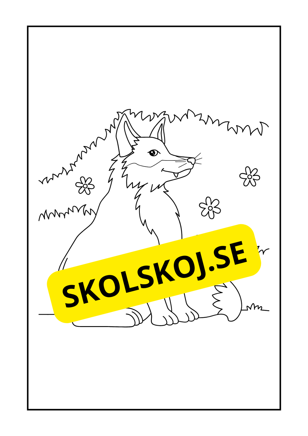 Vilda djur målarbok