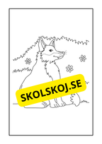 Vilda djur målarbok
