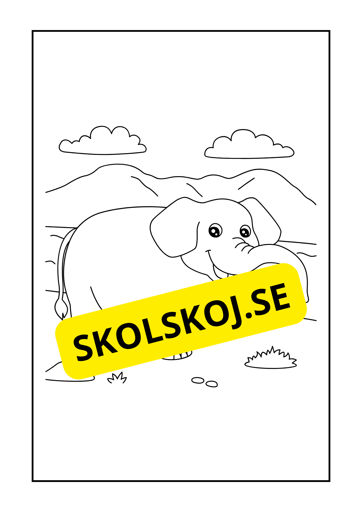 Vilda djur målarbok