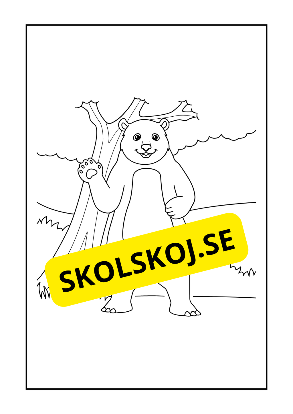 Vilda djur målarbok