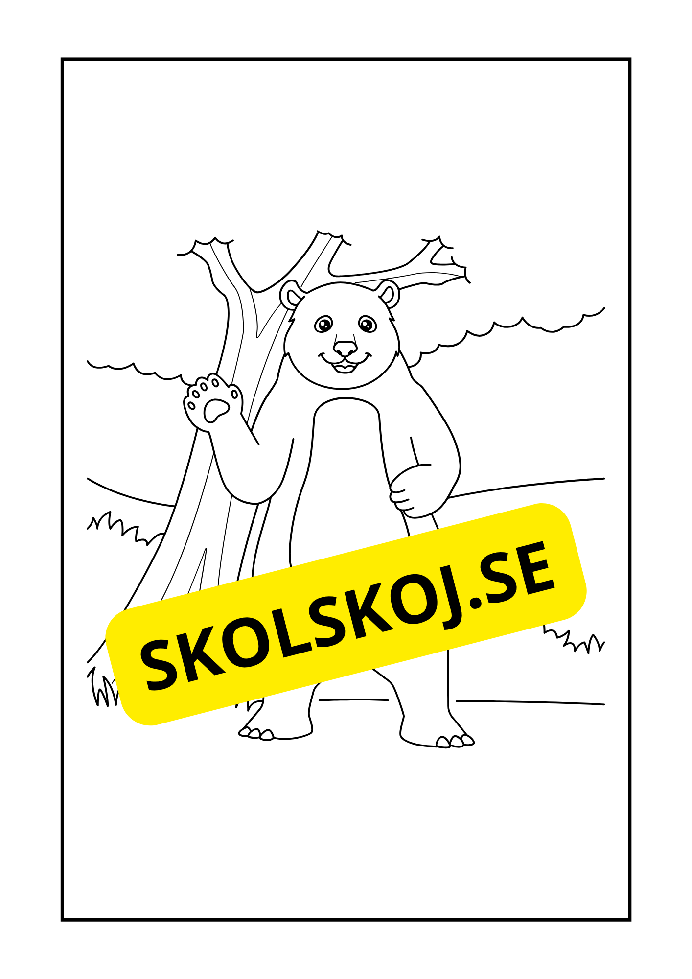 Vilda djur målarbok