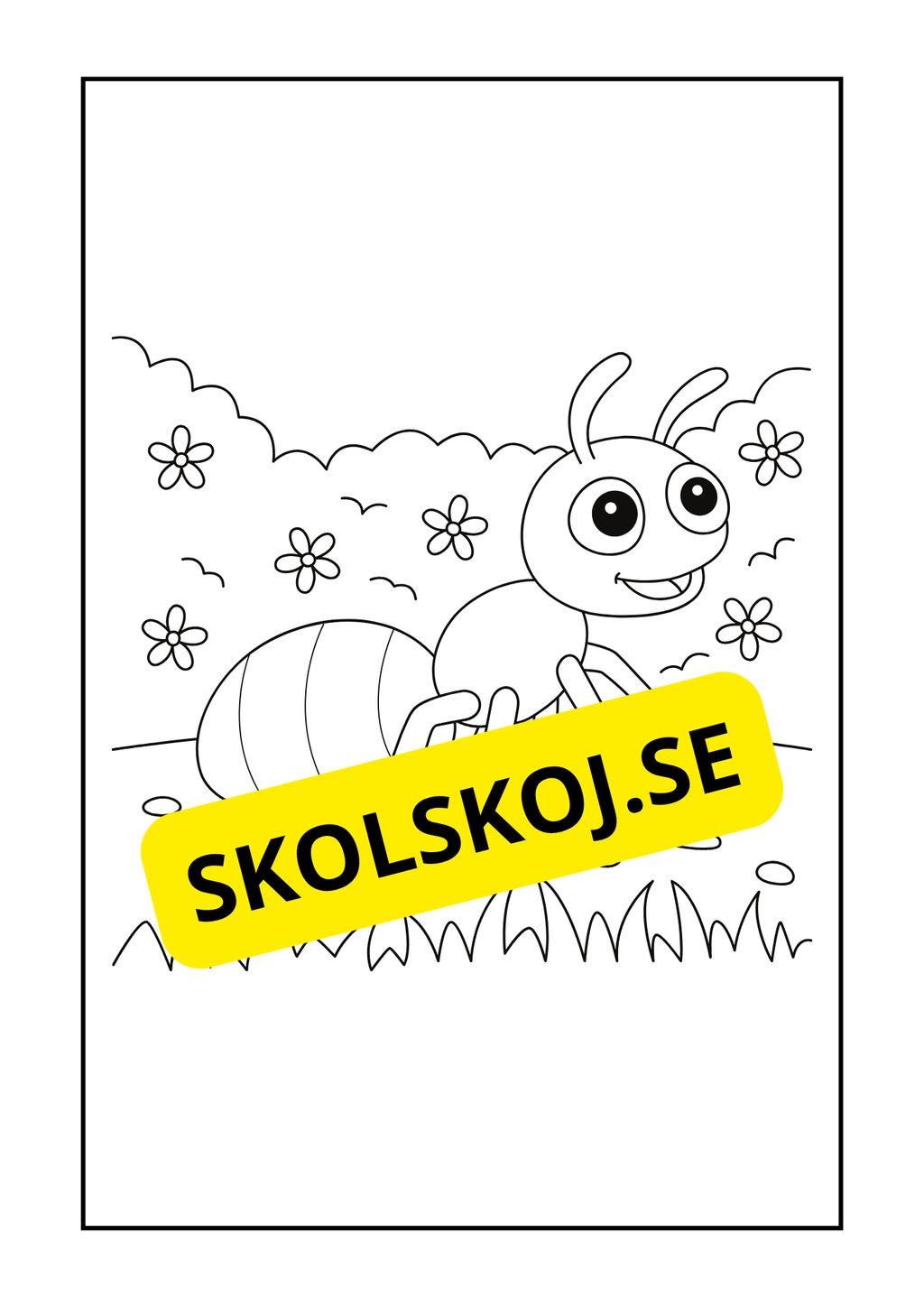 Vilda djur målarbok