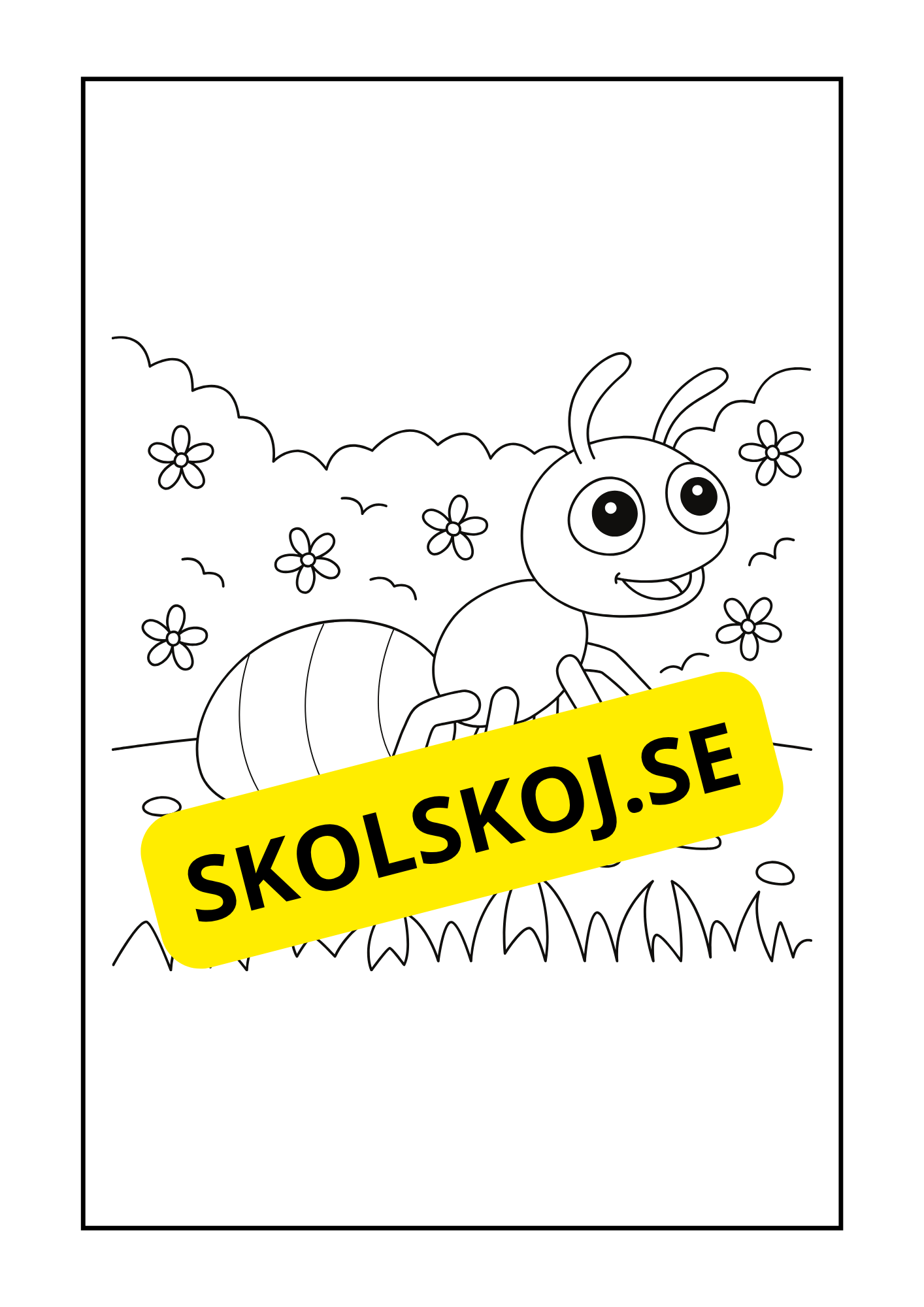 Vilda djur målarbok