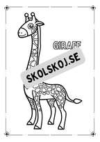 Viltliv - Målarbok