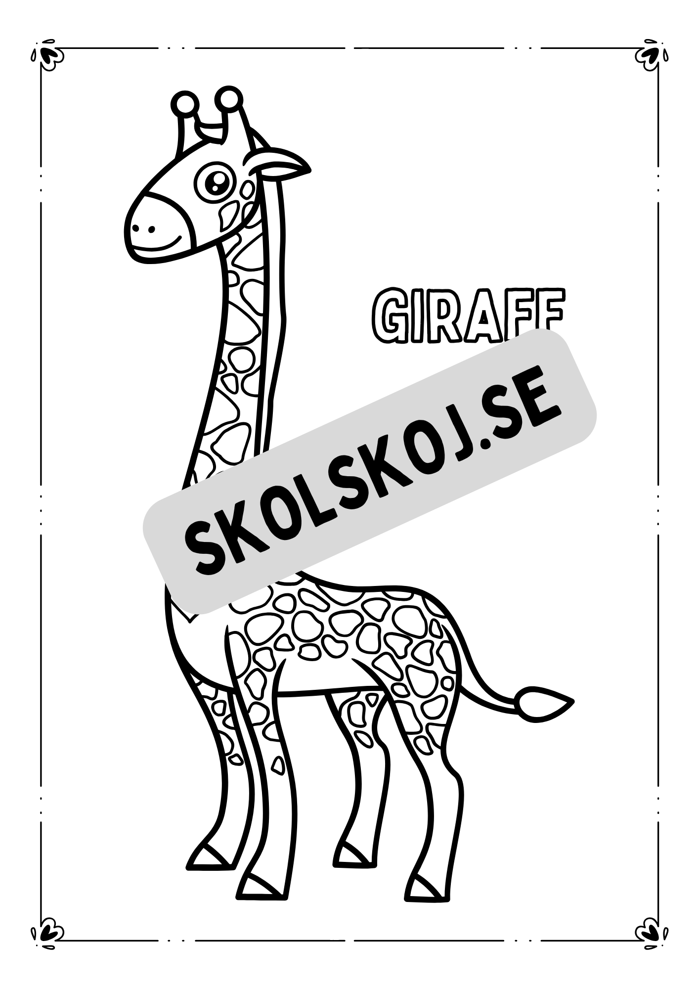 Viltliv - Målarbok