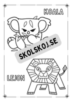 Viltliv - Målarbok