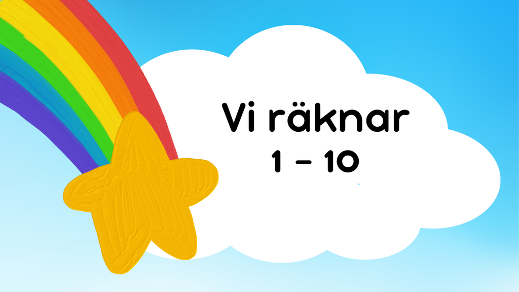Vi räknar 1 - 10