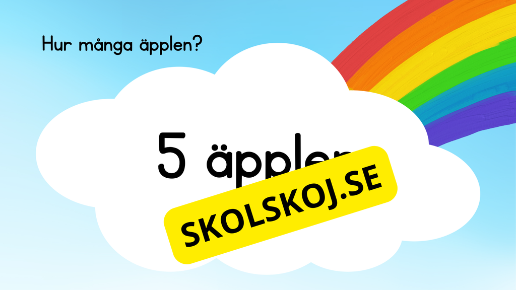 Vi räknar 1 - 10