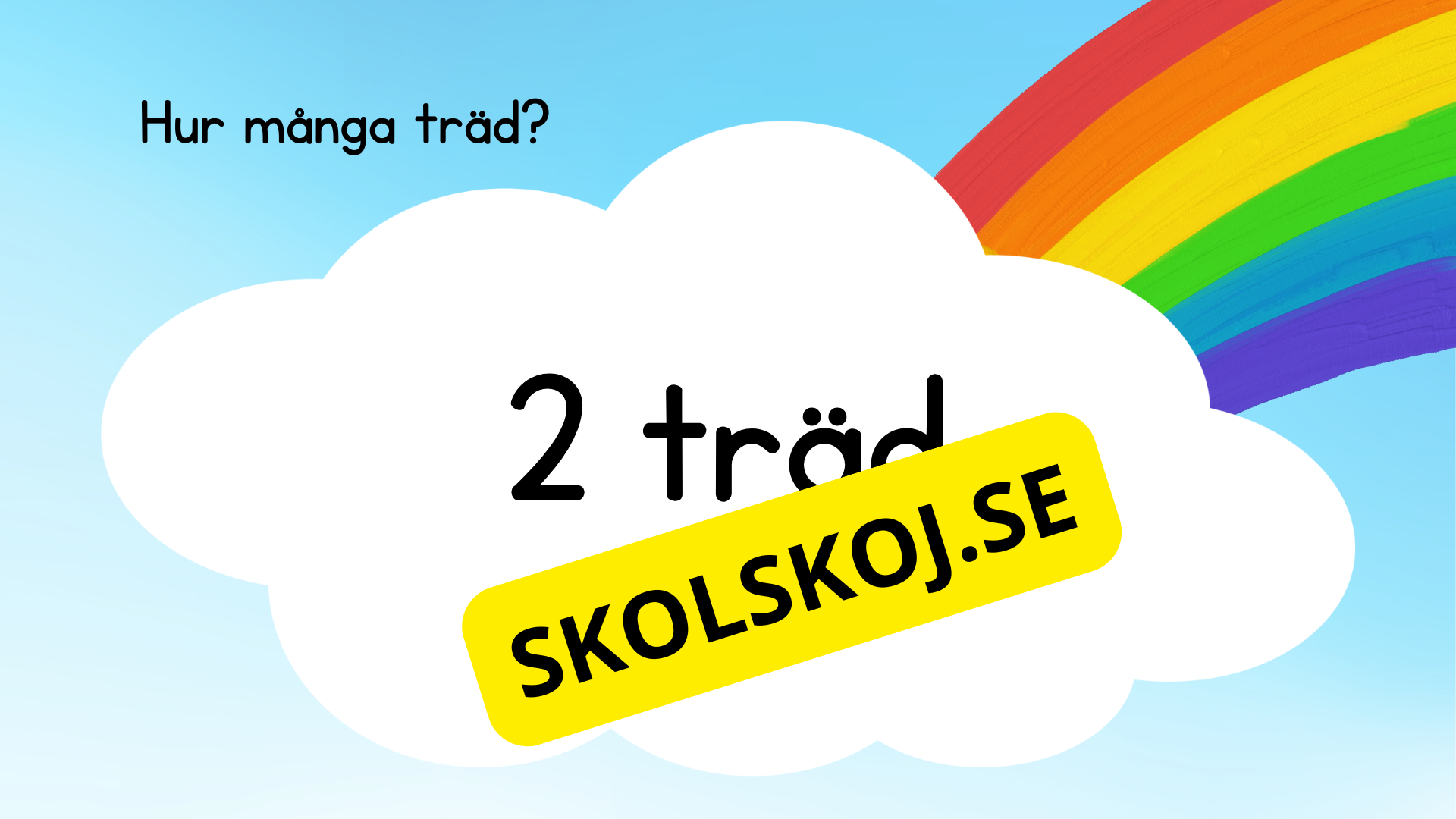 Vi räknar 1 - 10