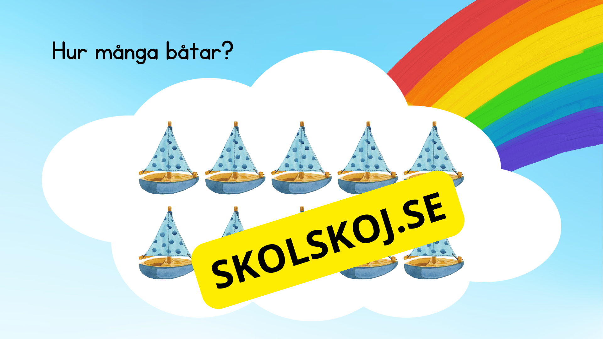 Vi räknar 1 - 10