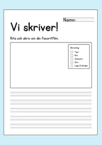 Vi skriver!