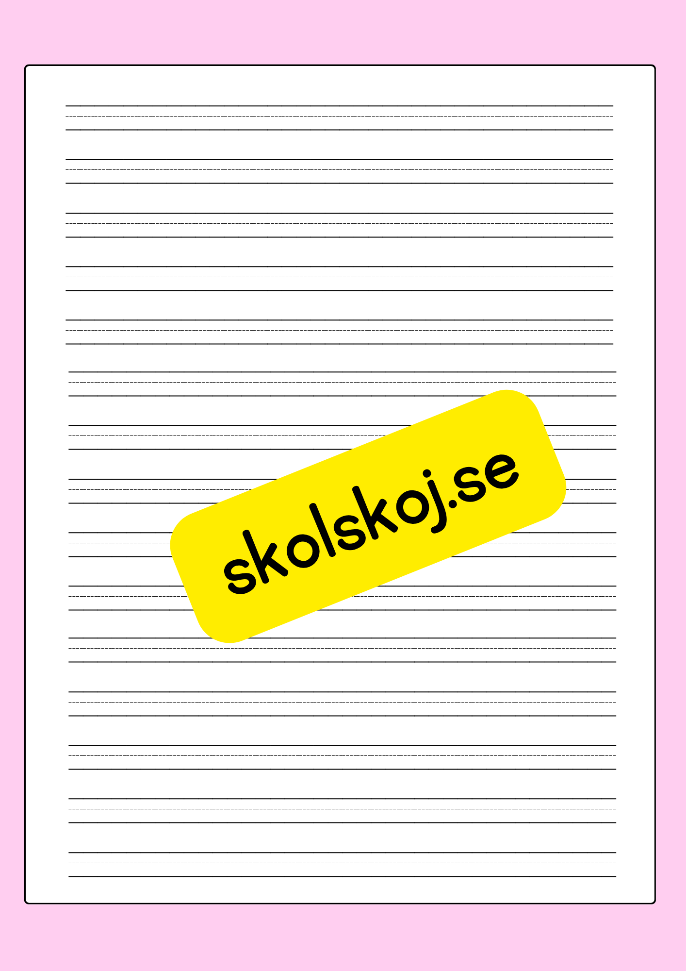 Vi skriver!