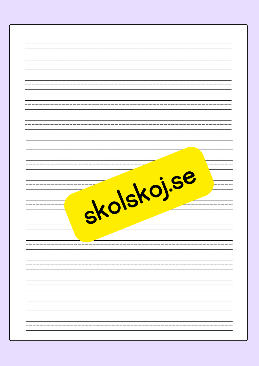 Vi skriver!