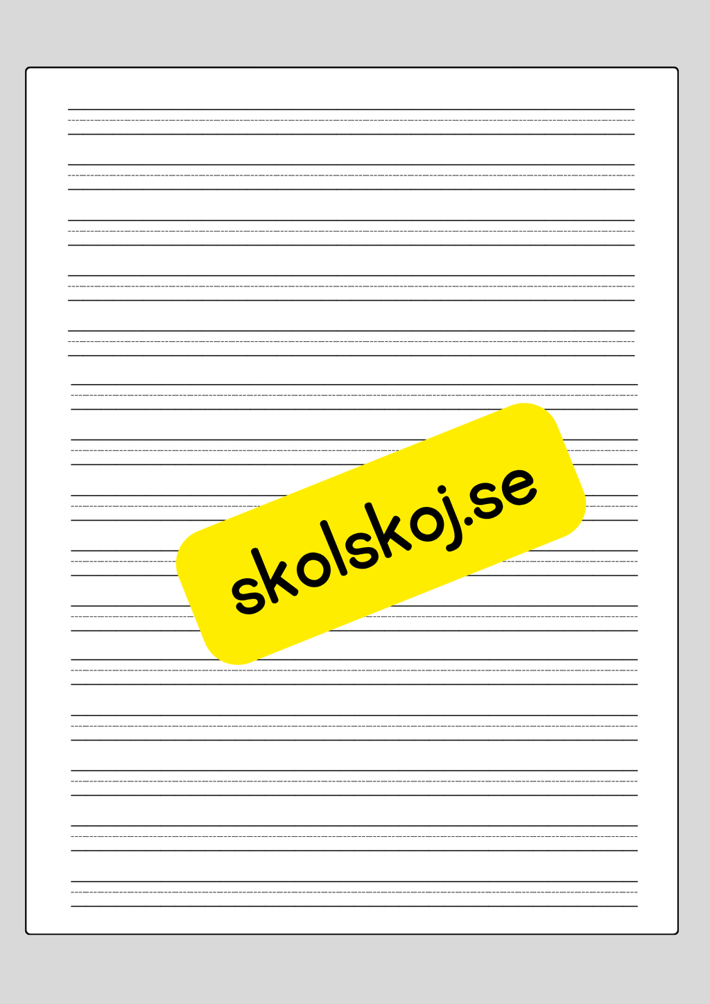 Vi skriver!