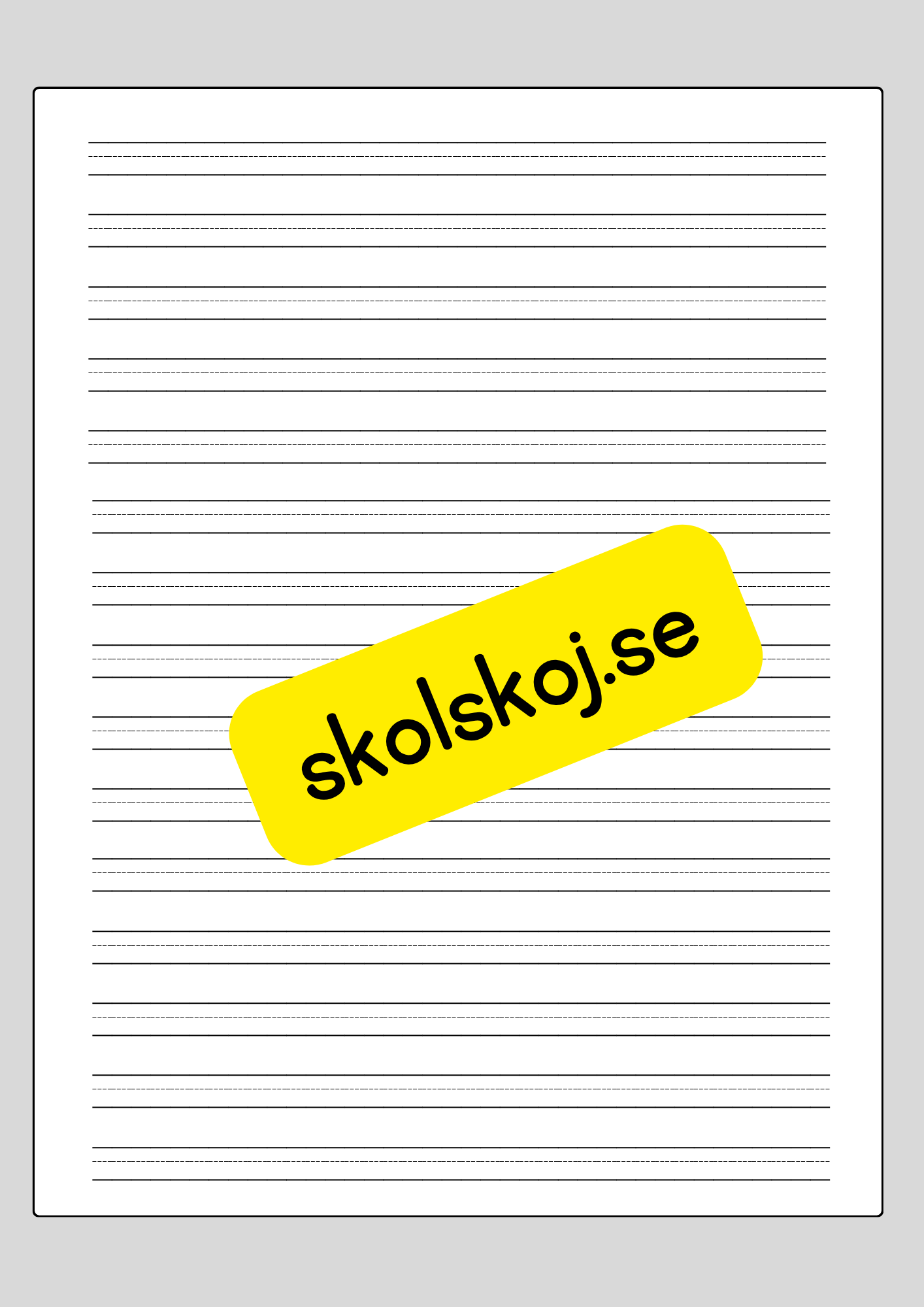 Vi skriver!