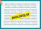 Vi skriver alfabetet, siffror och tal