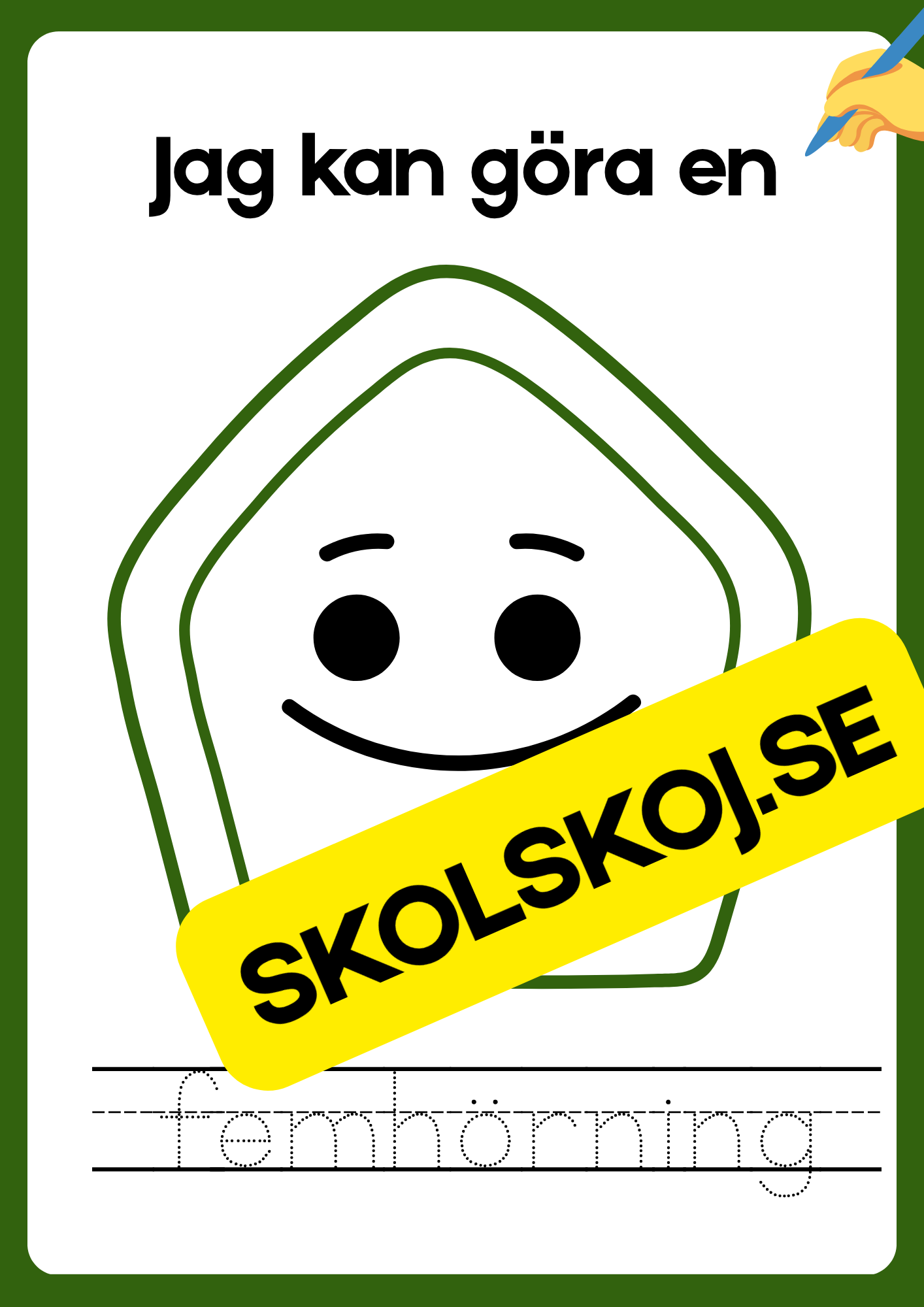 Vi tränar geometriska former - Häfte