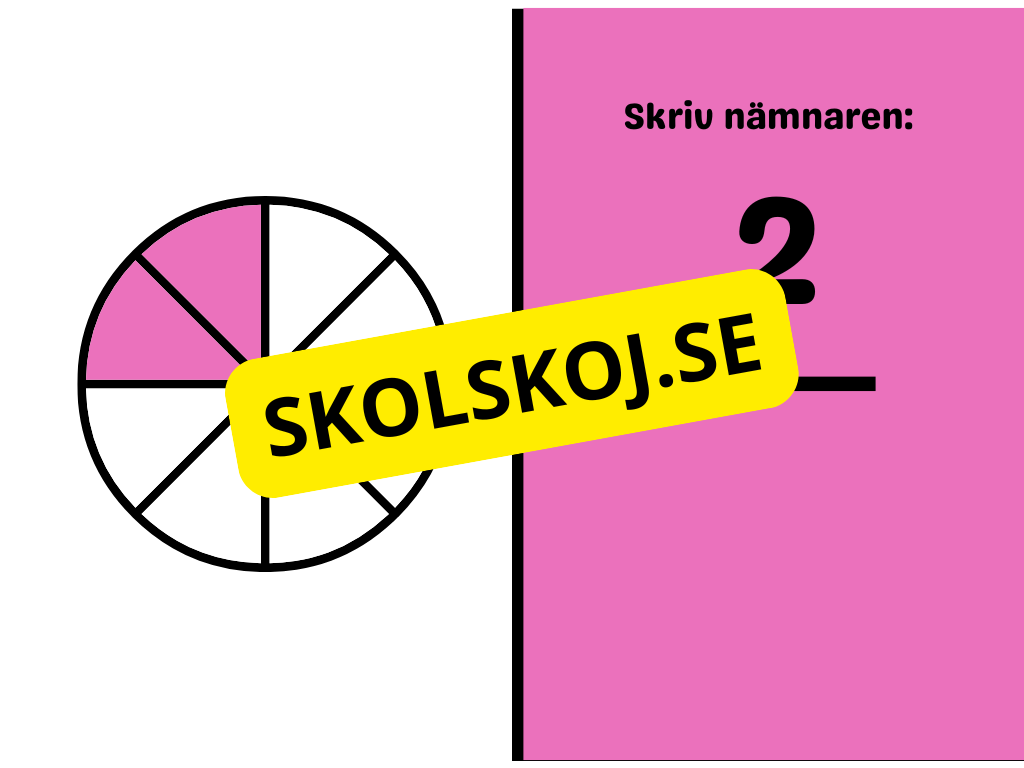 Vi tränar på bråk