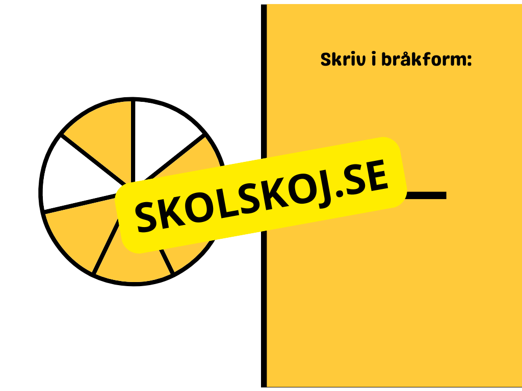Vi tränar på bråk