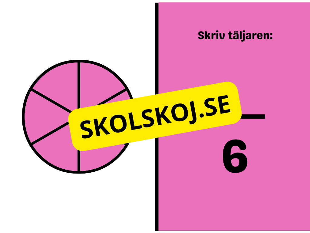 Vi tränar på bråk