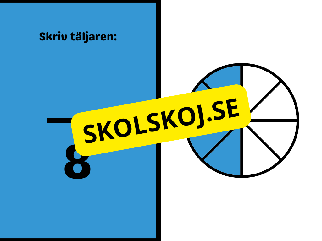 Vi tränar på bråk