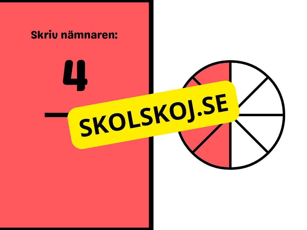 Vi tränar på bråk